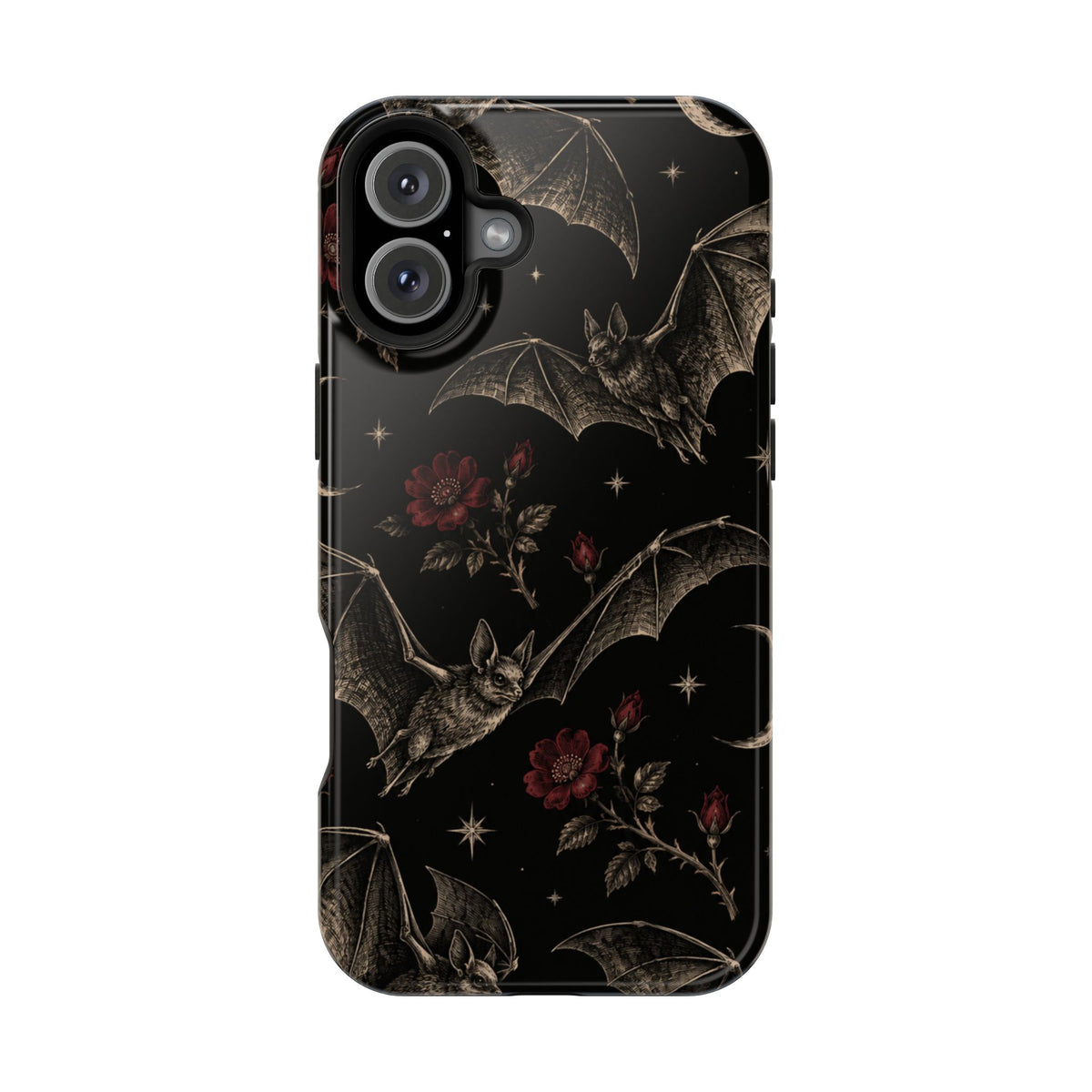 Gothic Bat & Moon Magnetic Phone Case, alternate view