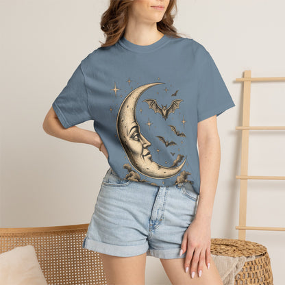 Crescent Moon & Bats Tee
