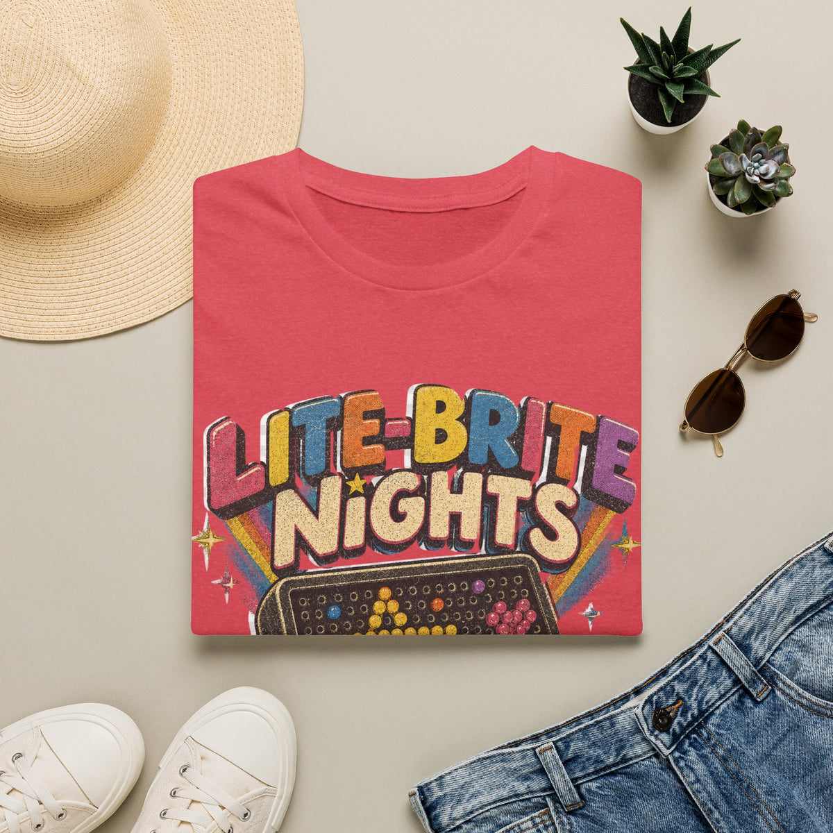 Lite-Brite Graphic Tee