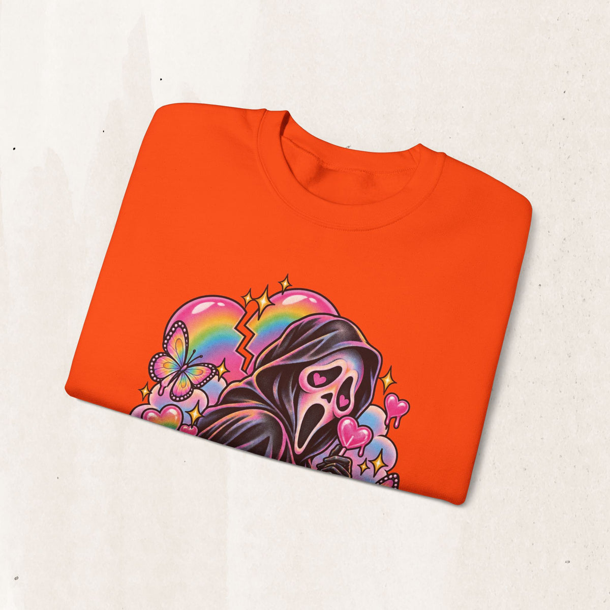 Ghostface Rainbow Crewneck Sweatshirt