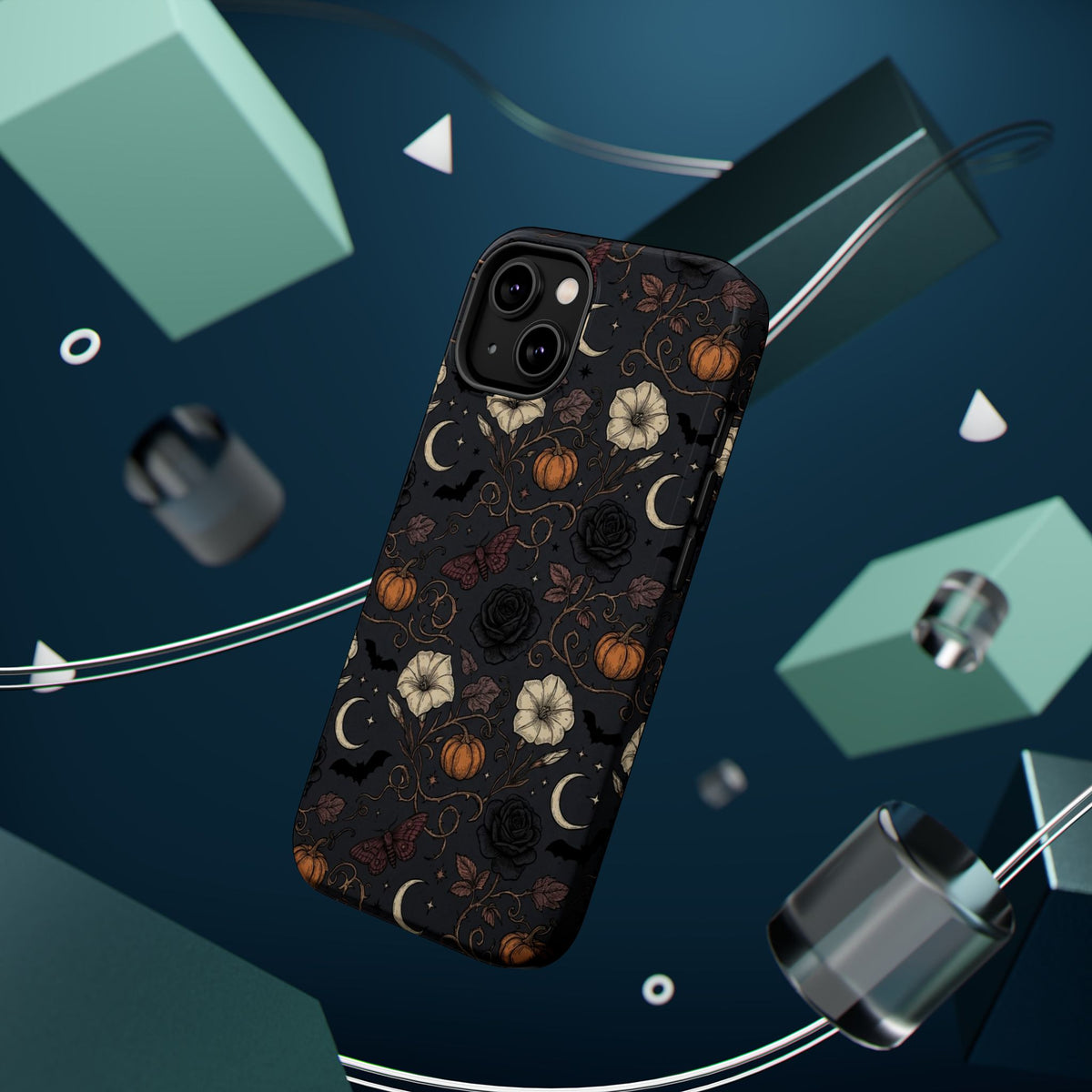 Halloween Floral Magnetic Phone Case, alternate view