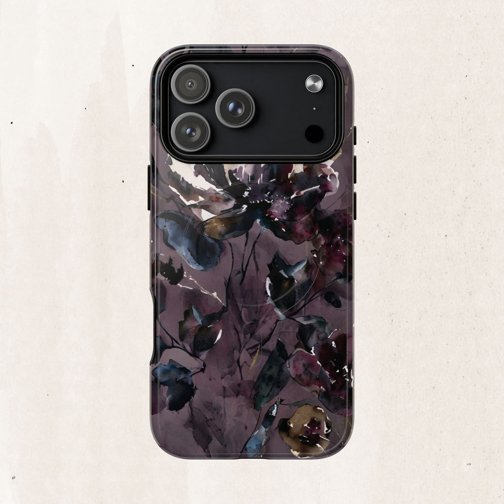 Floral Noir Magnetic Phone Case