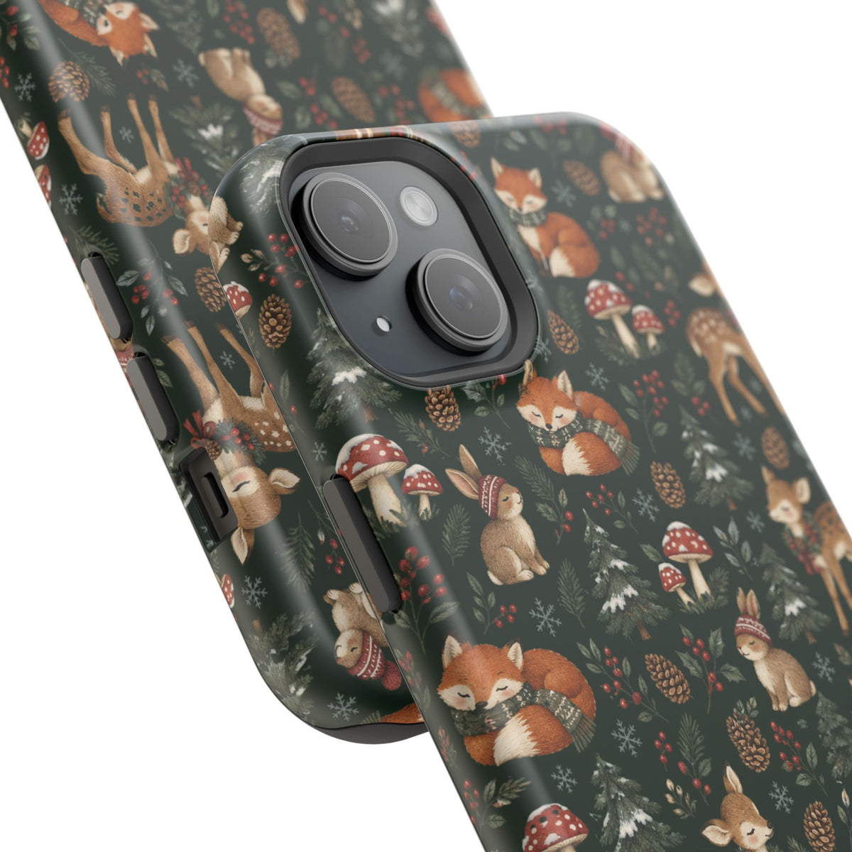 Woodland Fox & Deer MagSafe Phone Case, alternate view