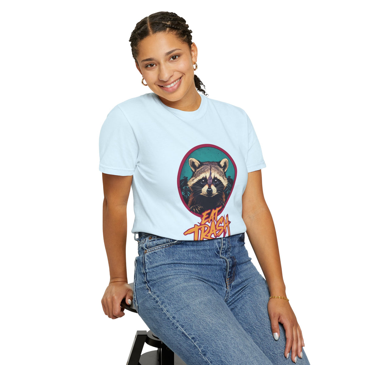 Raccoon 'Eat Trash' Graphic Tee