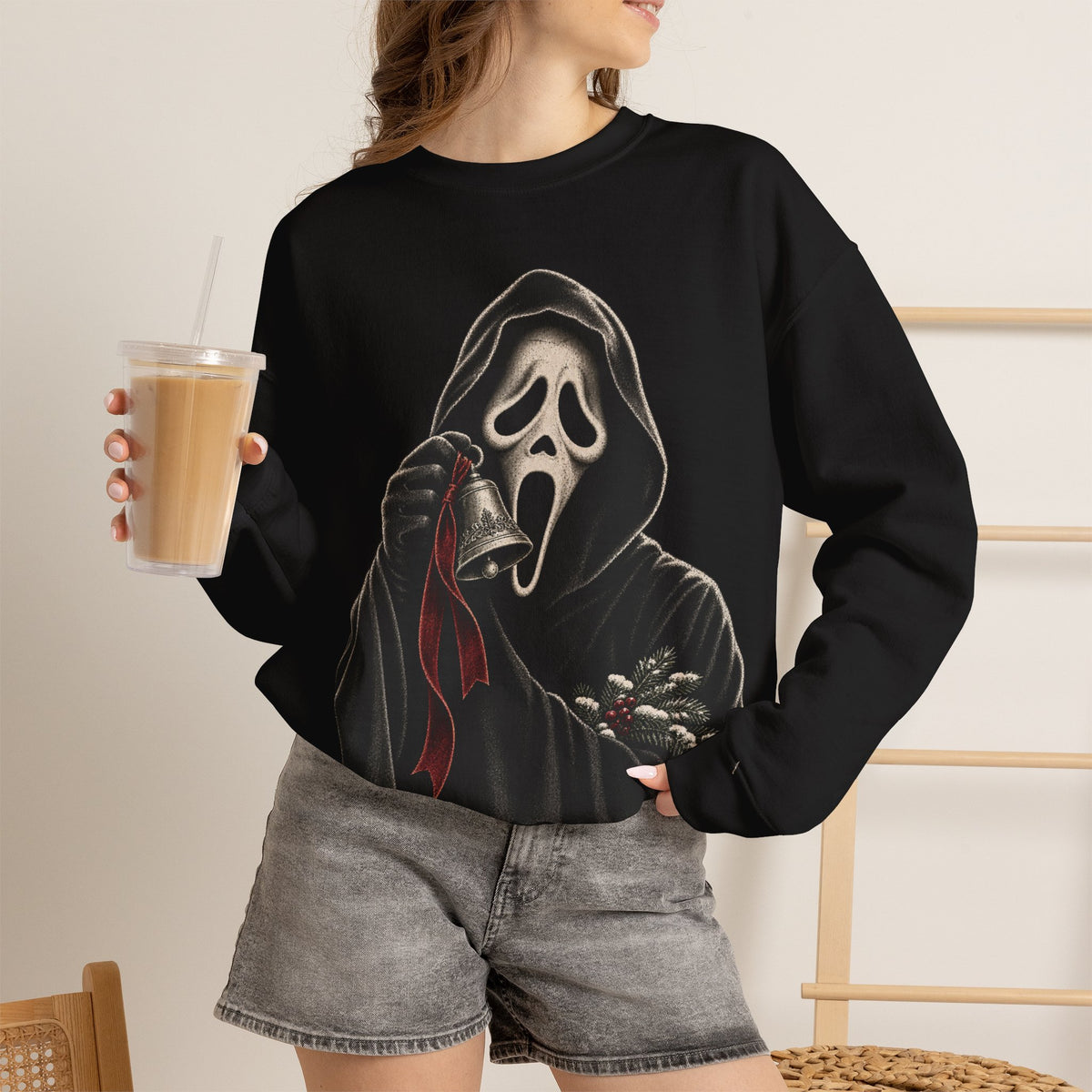 Ghostface Christmas Crewneck Sweatshirt