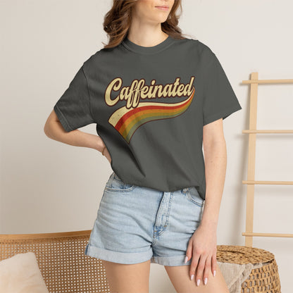 Caffeinated Retro Stripe Tee