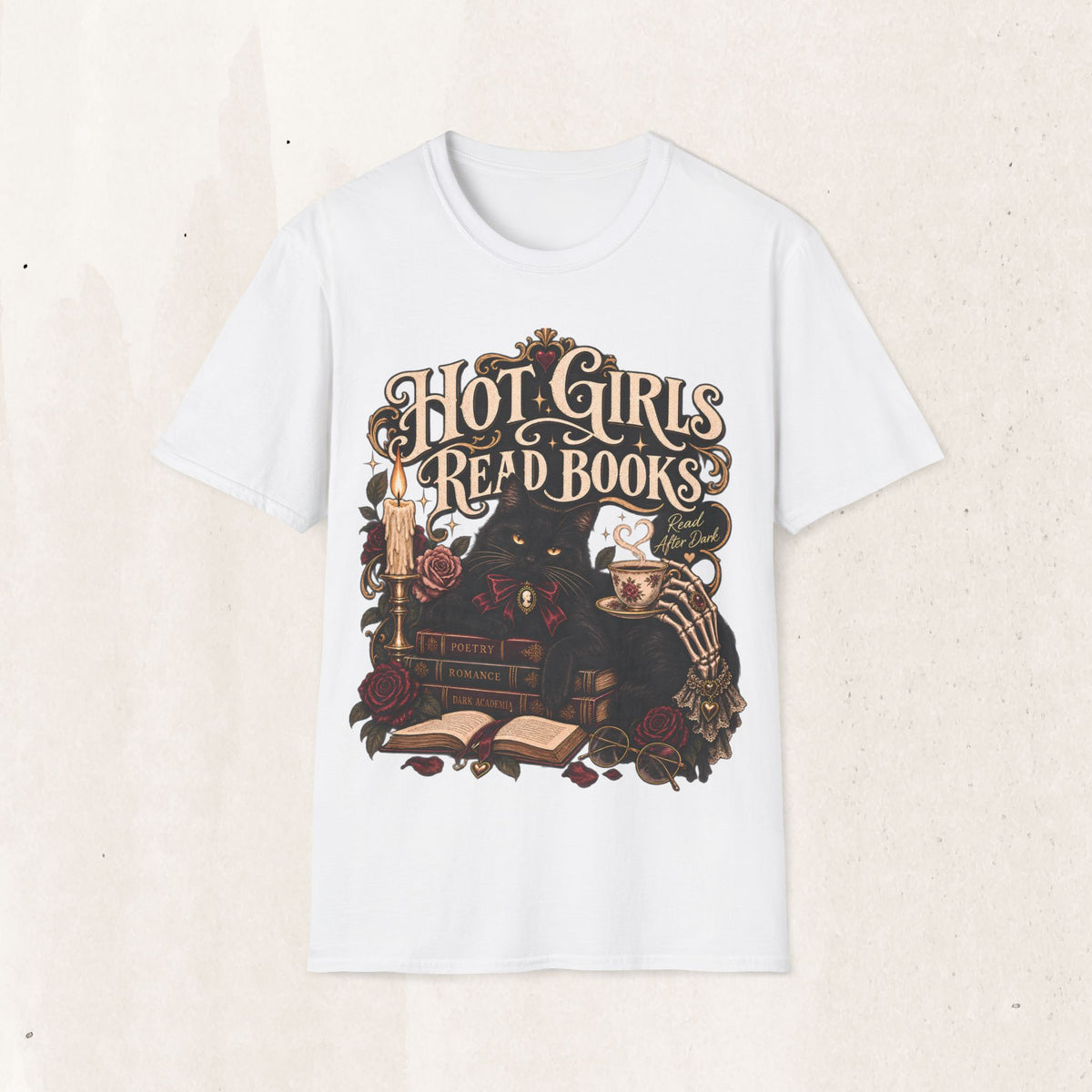 Hot Girls Read Books Graphic Tee