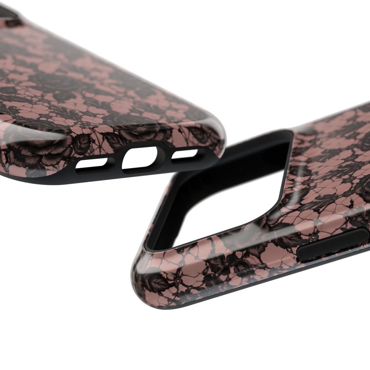 Vintage Black Rose Phone Case, alternate view