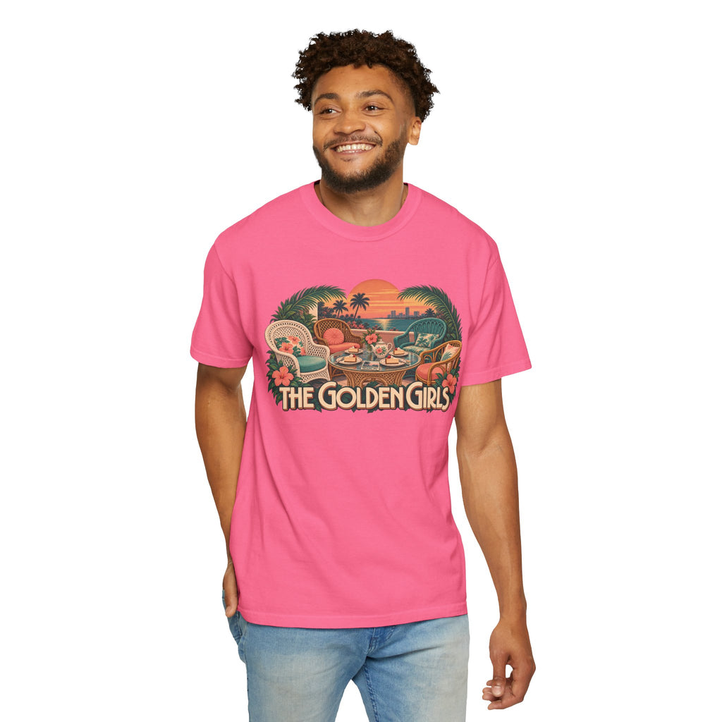 Golden Girls Retro Sunset Tee