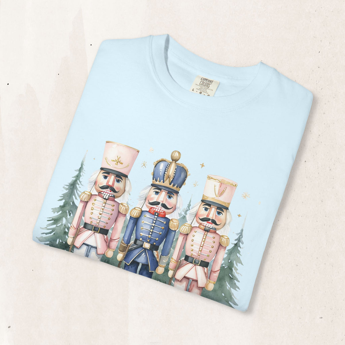 Christmas Nutcracker T-Shirt, Relaxed Unisex Holiday Tee Gift Tee