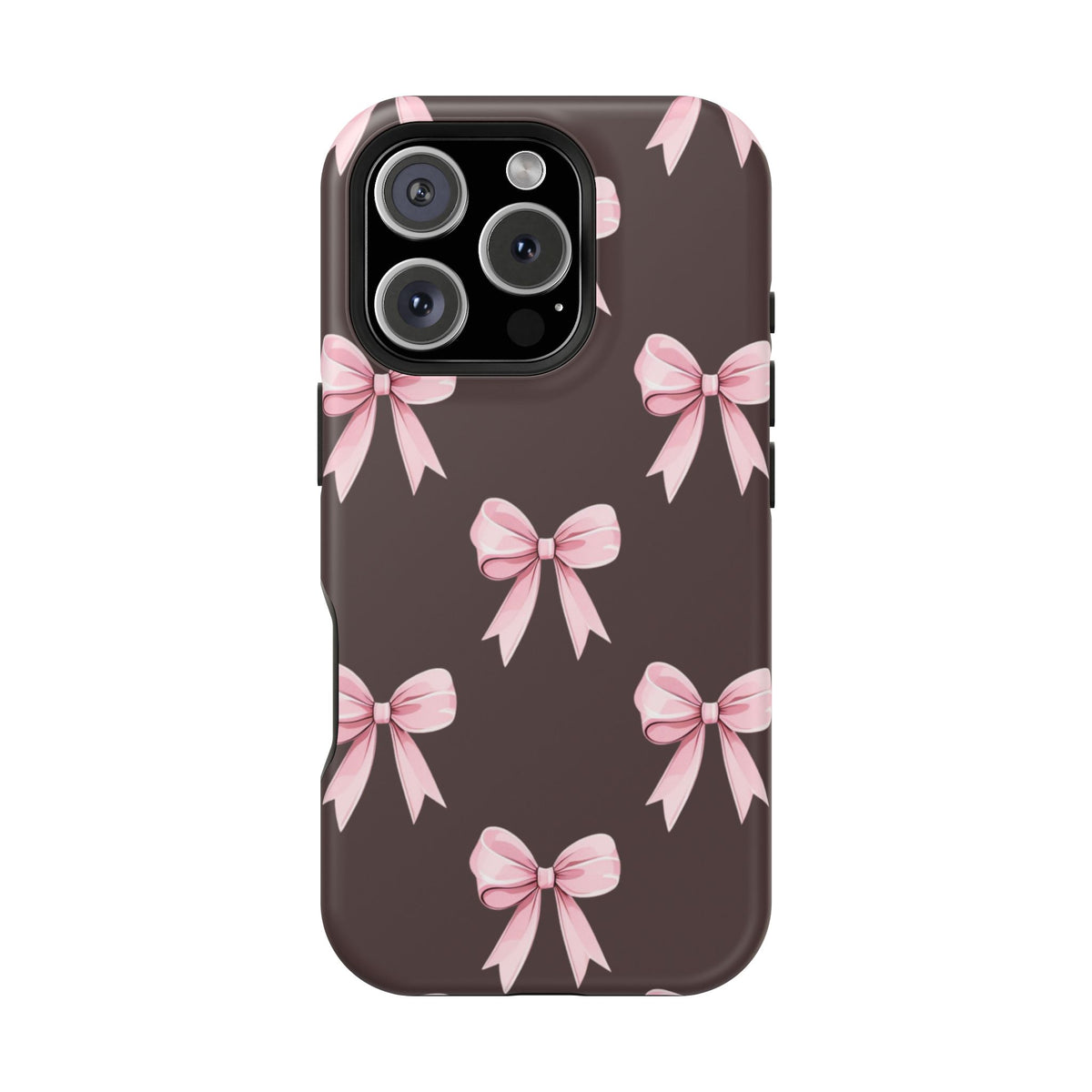 Pink Ribbon Bow Magnetic Phone Case, alternate view