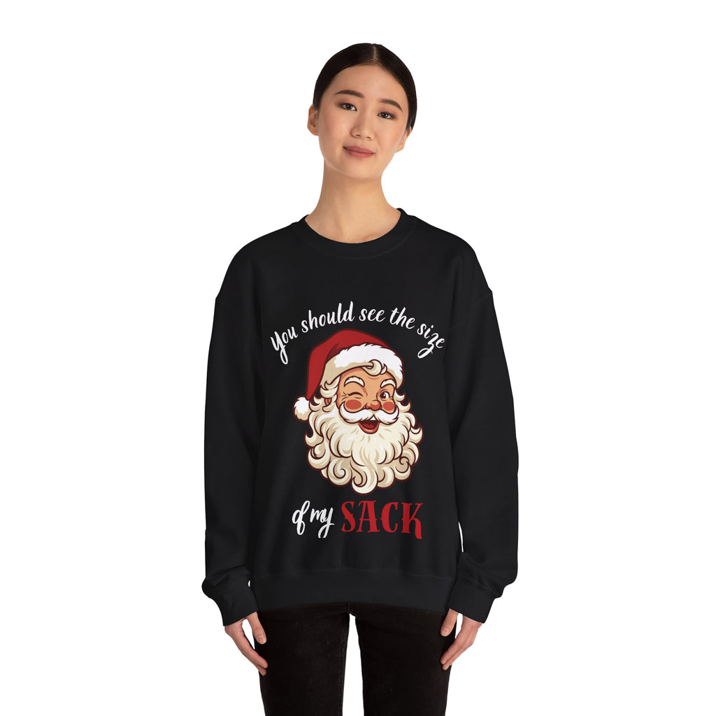 Santa Claus 'You Should See the Size of My Sack' Sweatshirt Printify