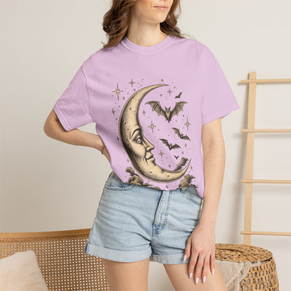 Crescent Moon & Bats Tee