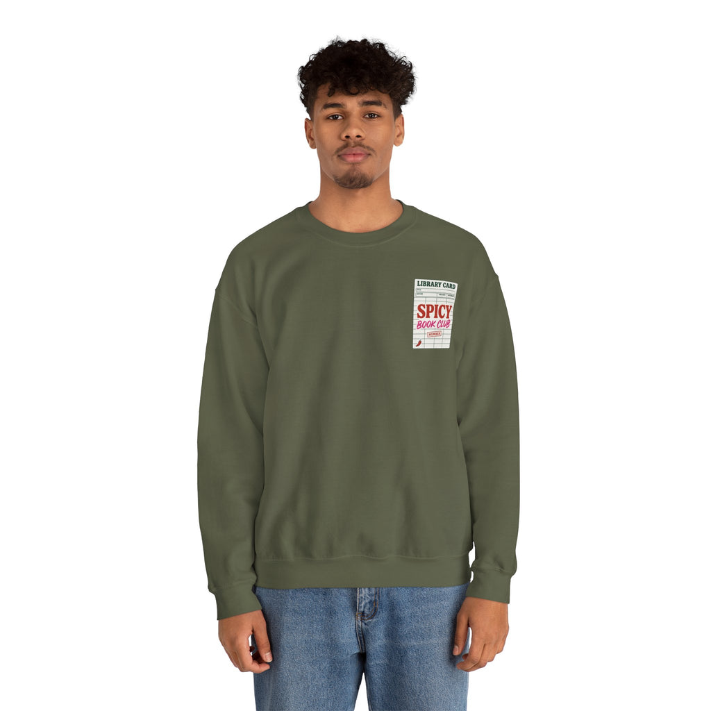 Spicy Book Club Crewneck Sweatshirt Printify