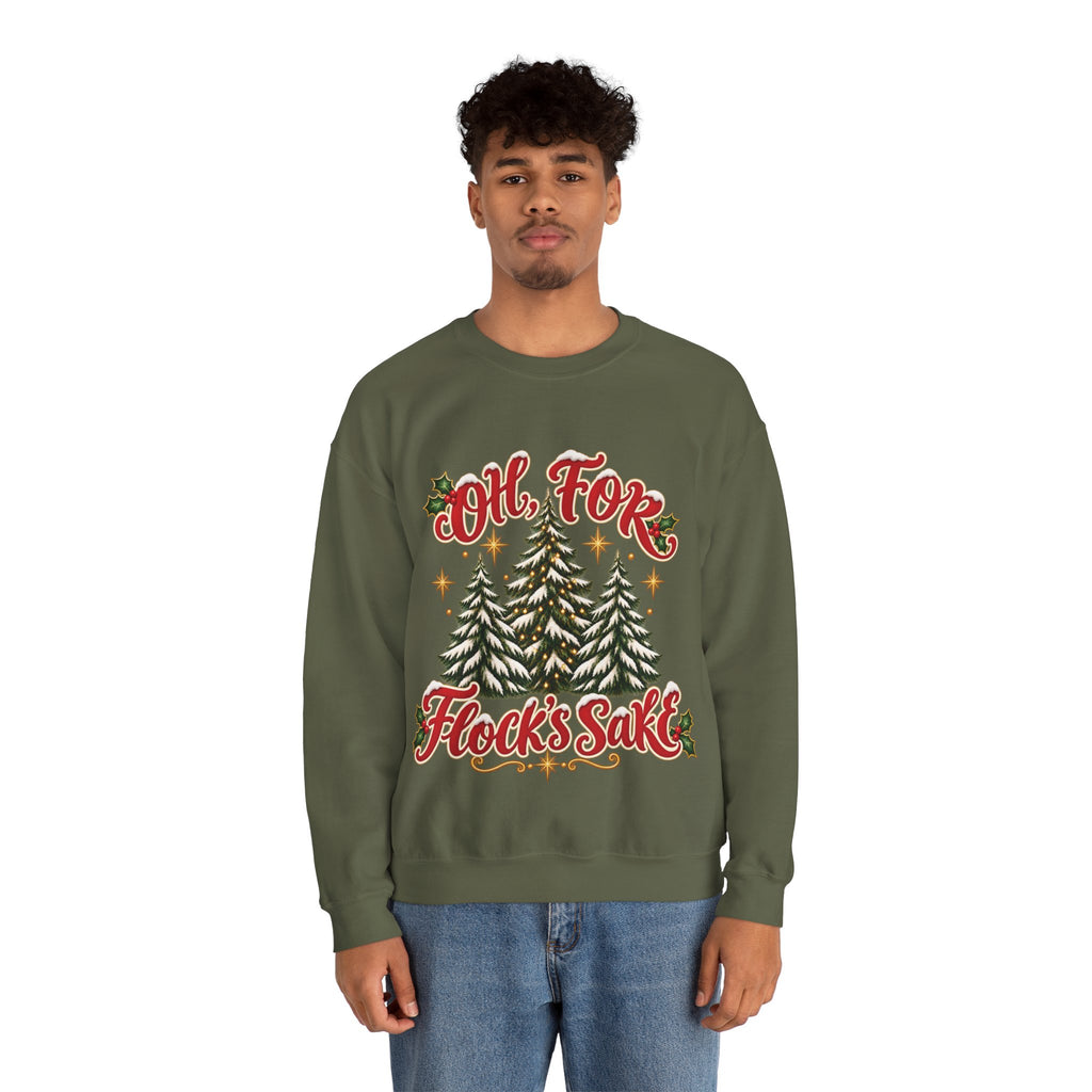 Oh For Flock’s SakeChristmas Tree Sweatshirt