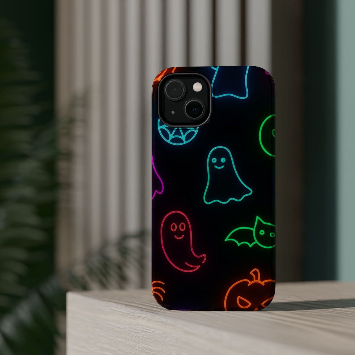 Neon Halloween Magnetic Phone Case, alternate view
