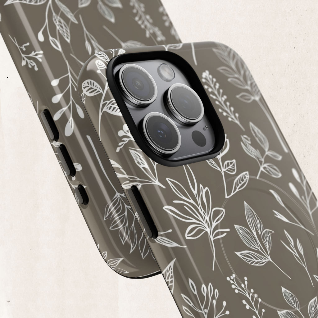 Botanical Leaf Tough Magnetic Phone Case