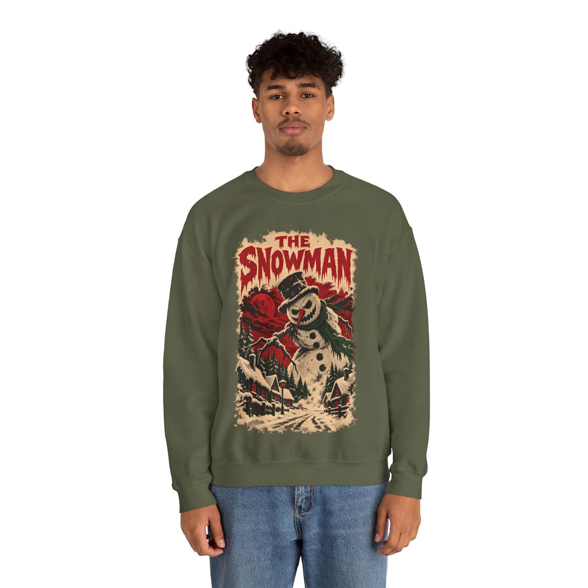 The Snowman Vintage Horror Movie Poster sweatshirt