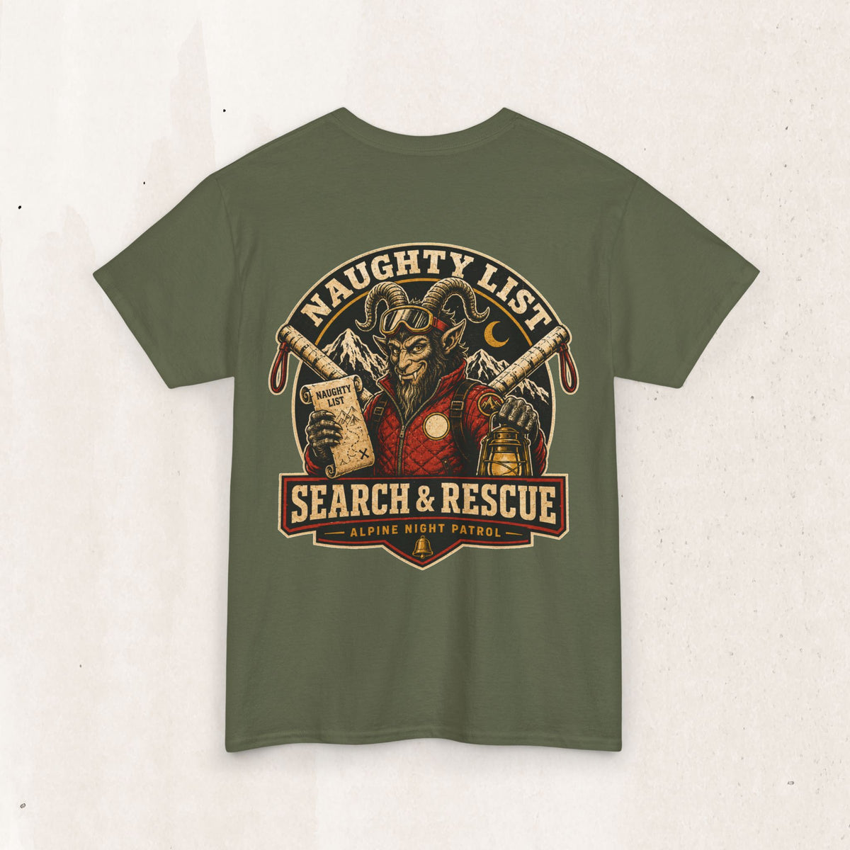 Naughty List Search & Rescue Graphic Tee