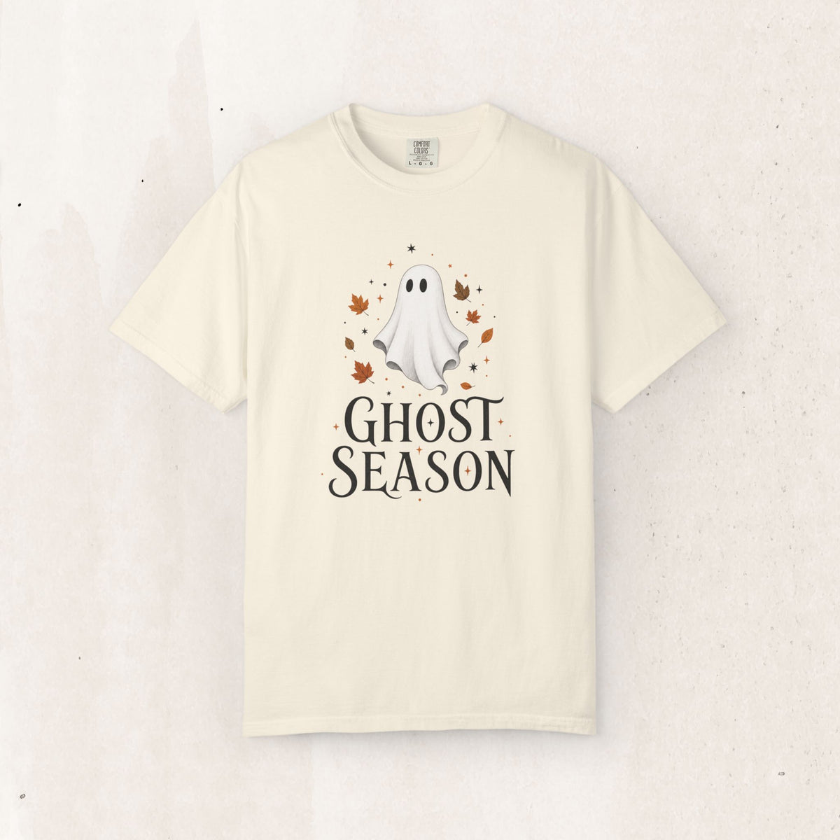 Ghost Season Tee – Cute Fall Ghost Graphic Shirt – Ivory