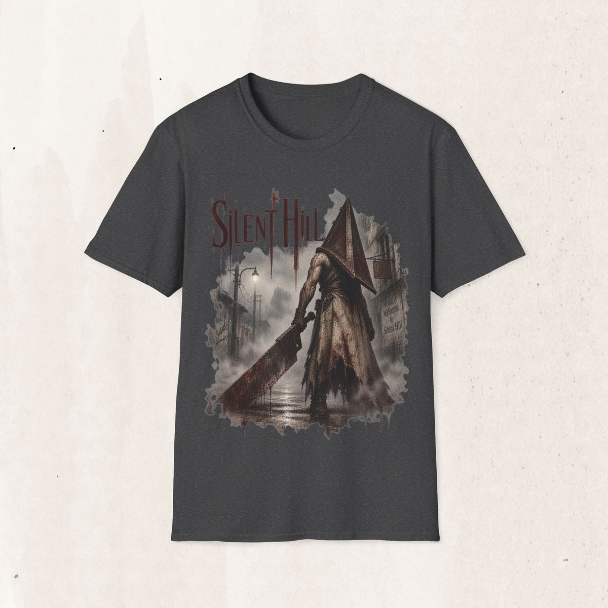 Silent Hill Graphic T‑Shirt — Pyramid Head Horror Tee