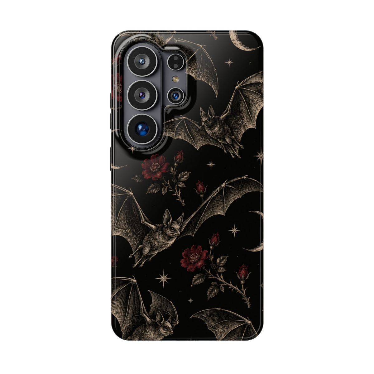 Gothic Bat & Moon Magnetic Phone Case, alternate view