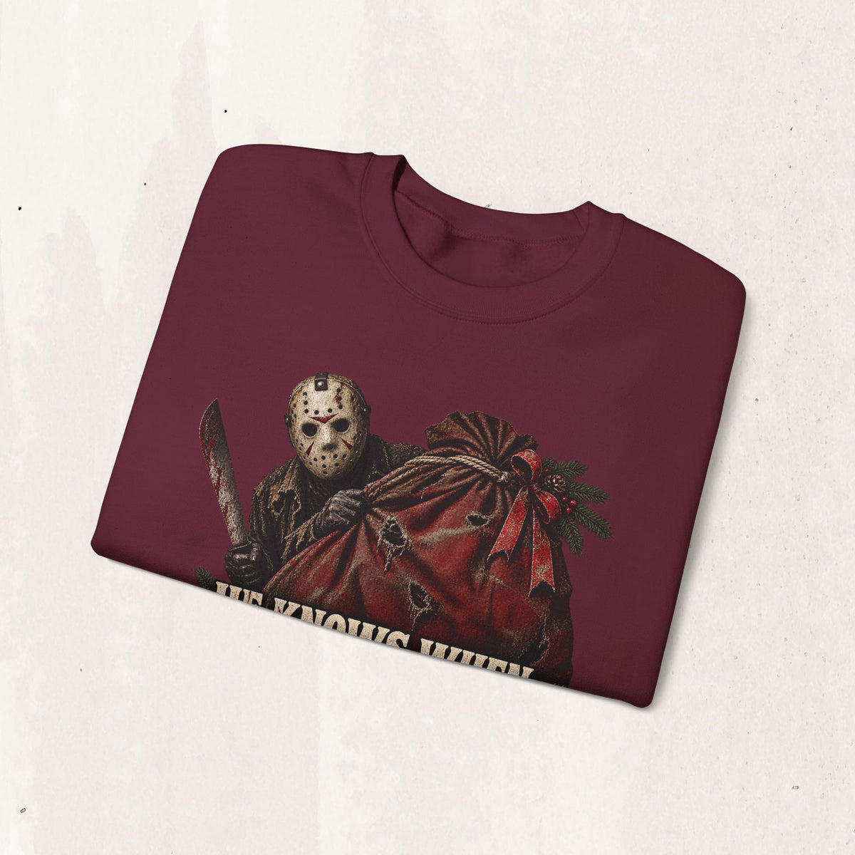 Jason Vorhees Christmas Crewneck Sweatshirt