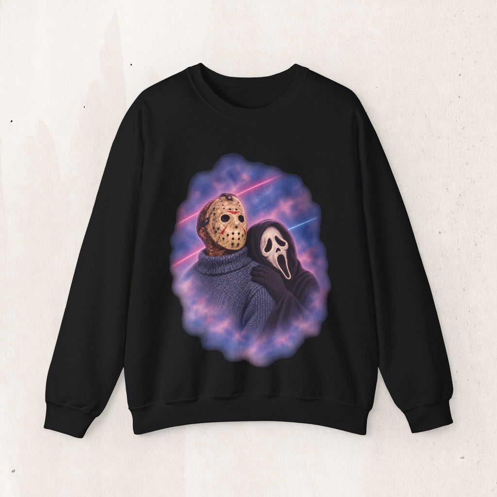 Jason & Ghostface 80's Glamour Shot Sweatshirt