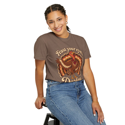 Thanksgiving 'Feast Your Eyes, Darling' Turkey Tee