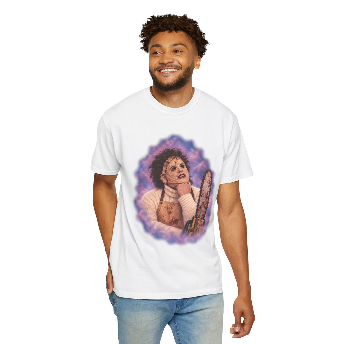 Leatherface 80's Portrait Tee
