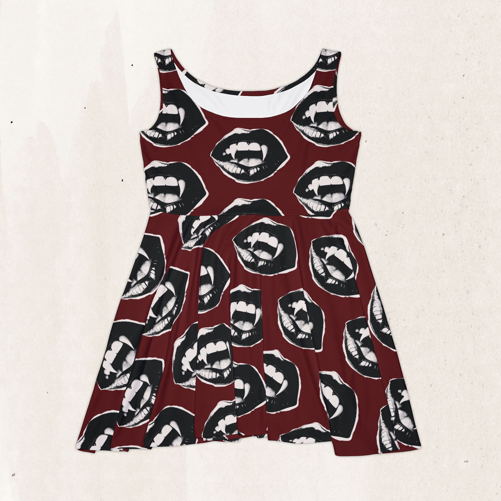 Vampire Fangs Women's Skater Dress
