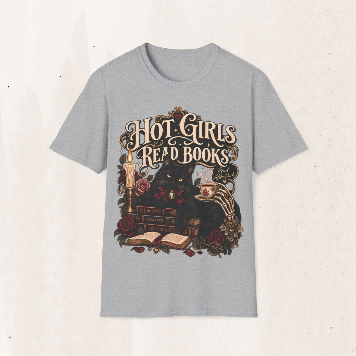 Hot Girls Read Books Graphic Tee
