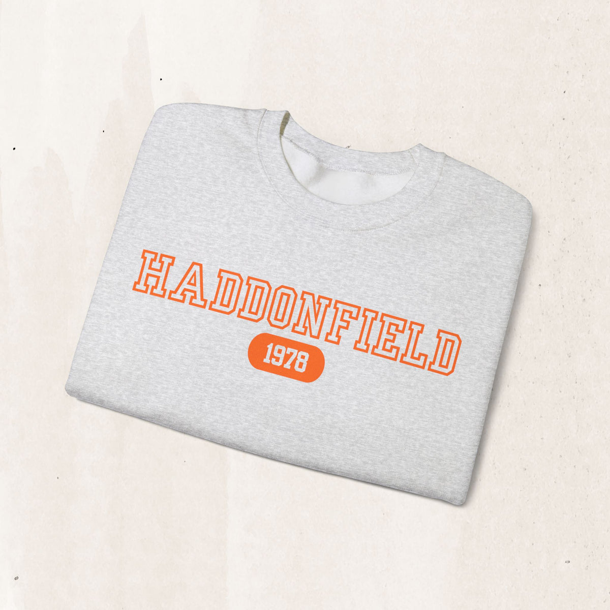Haddonfield 1978 Halloween Sweatshirt in Military Green, alternate view