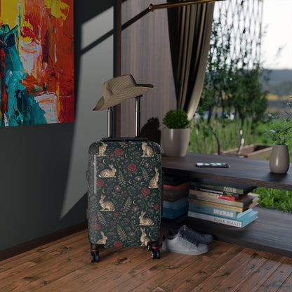 Vintage Rabbit & Rose Luggage