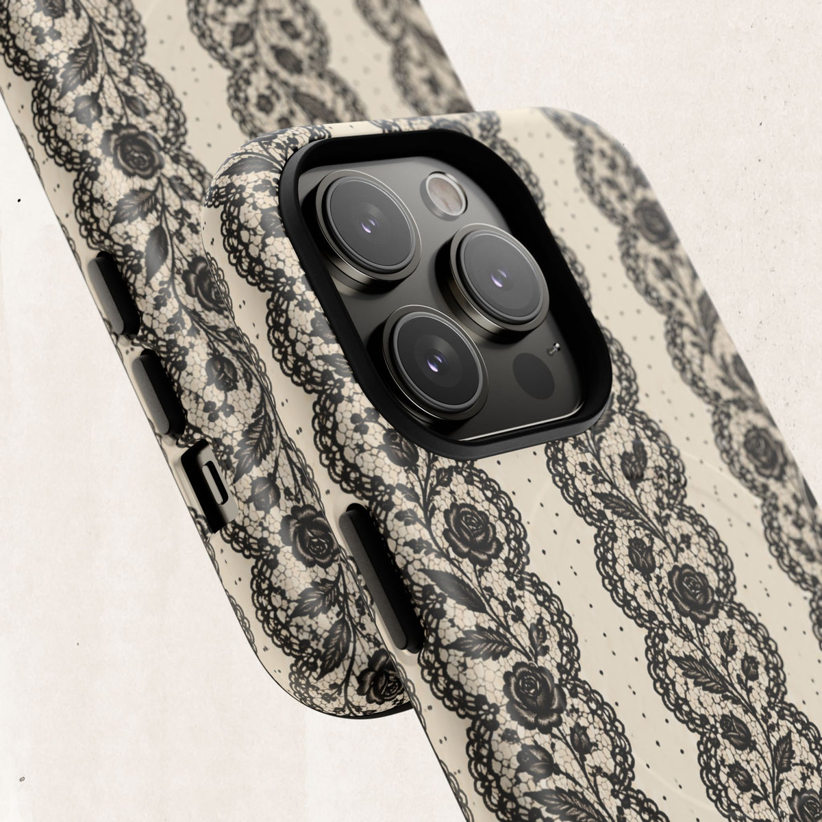 Lace Stripes Magnetic Phone Case