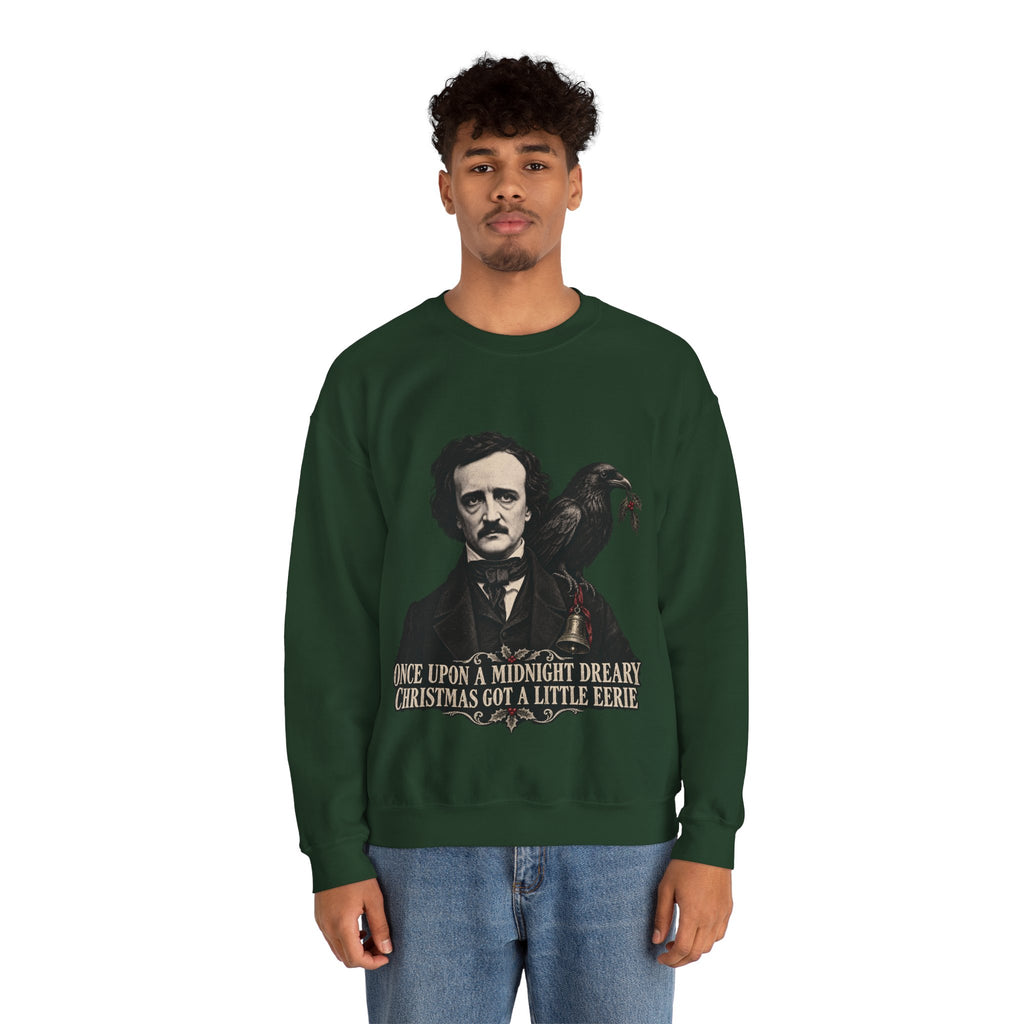 Edgar Allan Poe Christmas Crewneck Sweatshirt
