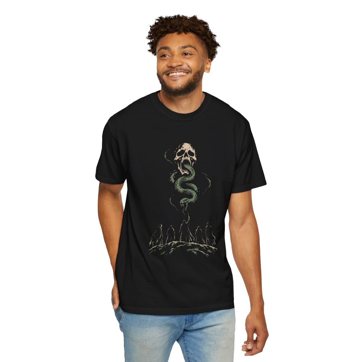 Death Eaters Dark Mark Smoke Tee in Black, alternate view
