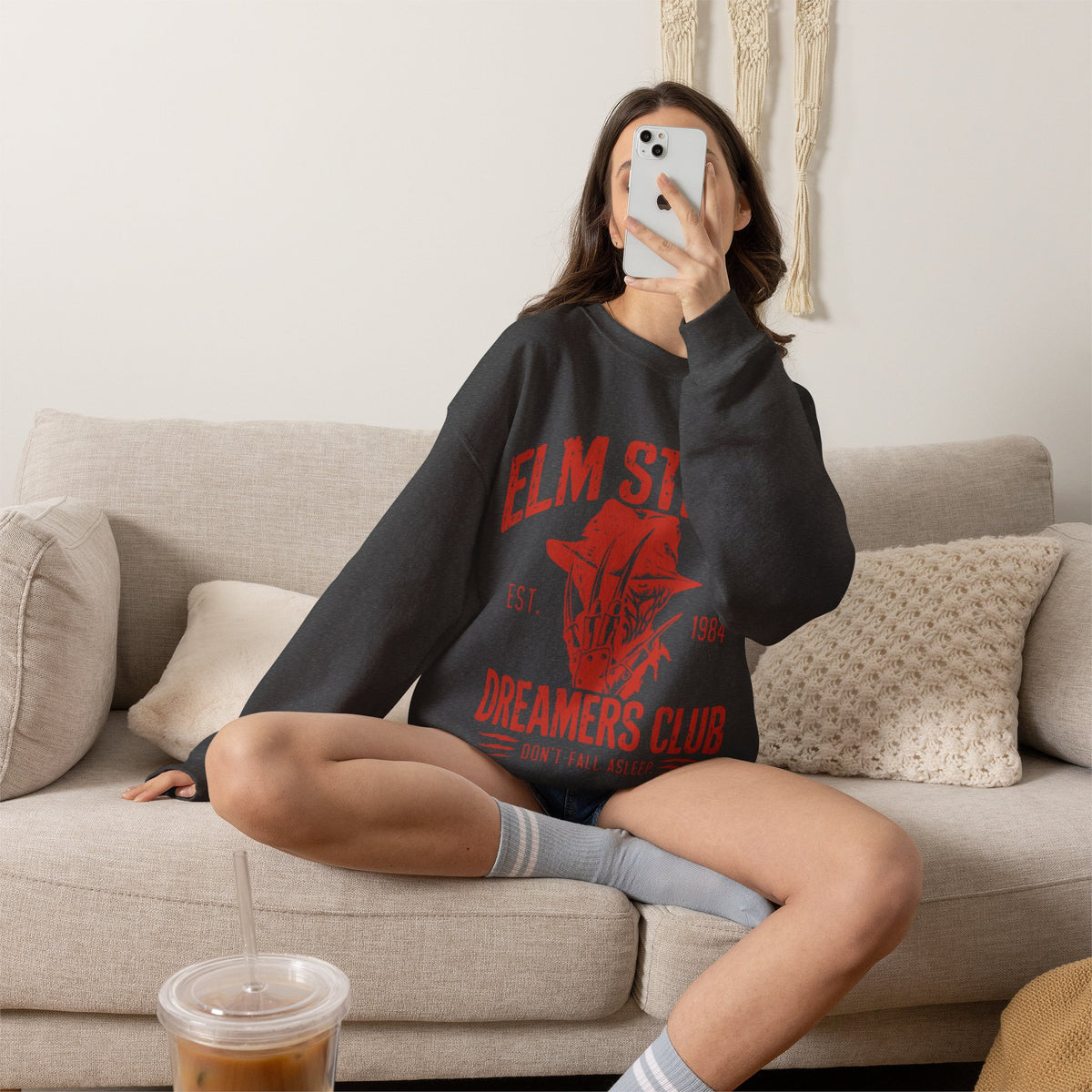Elm Street Dreamers Club Crewneck Sweatshirt