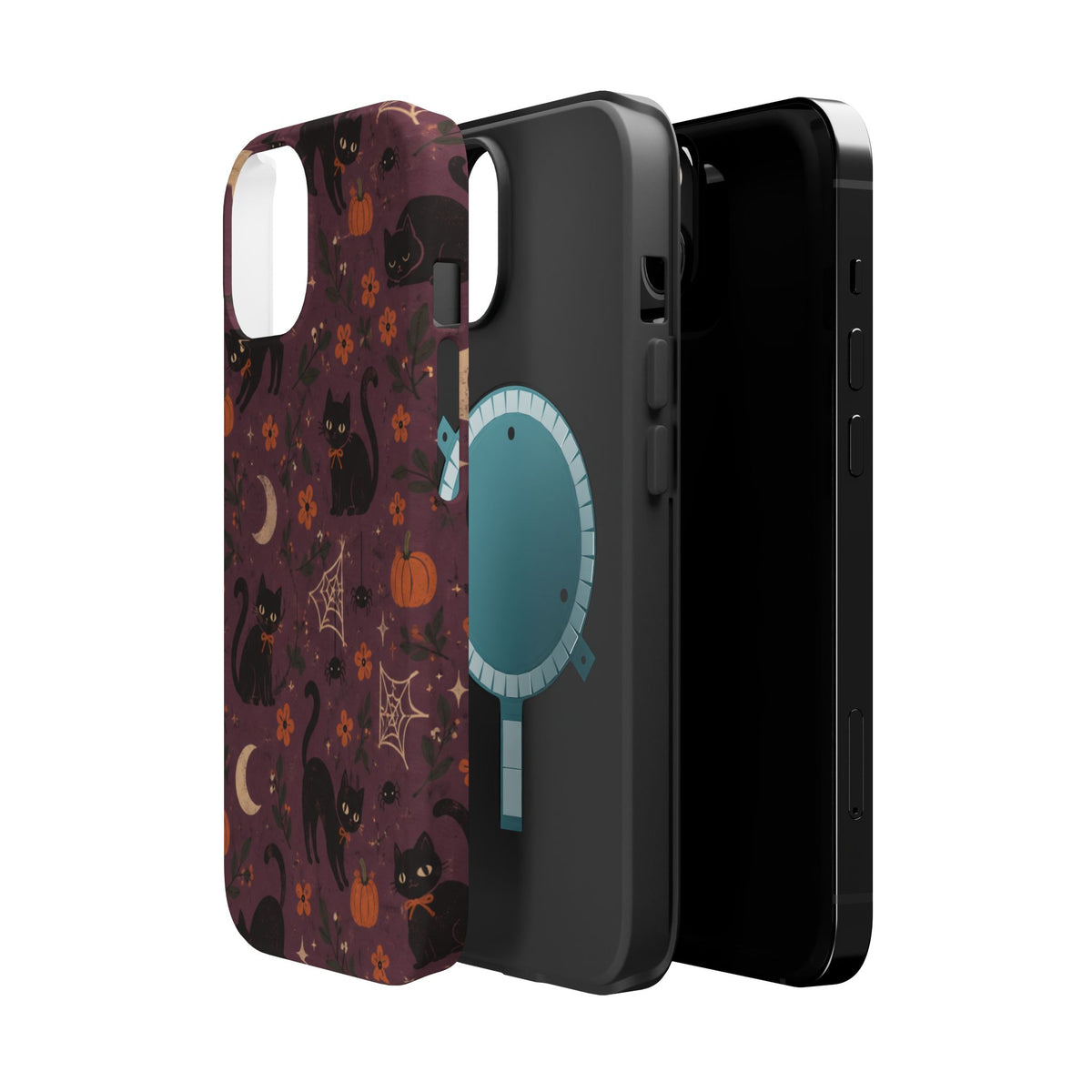 Halloween Black Cat MagSafe Phone Case, alternate view