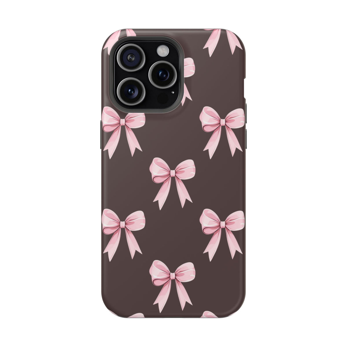 Pink Ribbon Bow Magnetic Phone Case, alternate view