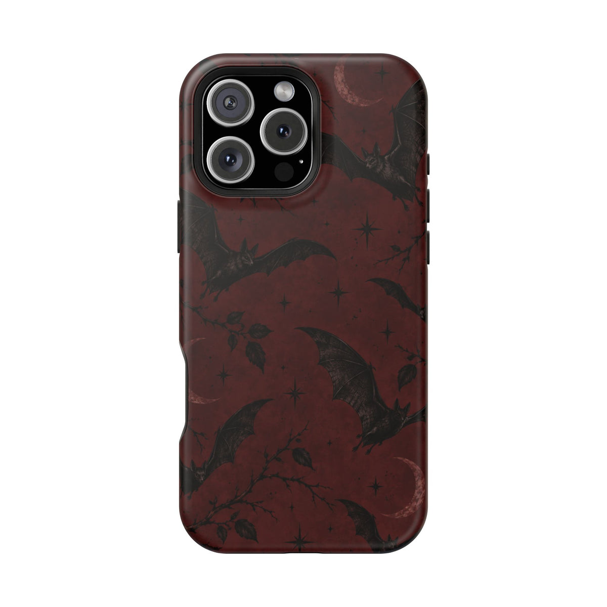 Gothic Bat Moon Magnetic Phone Case, alternate view