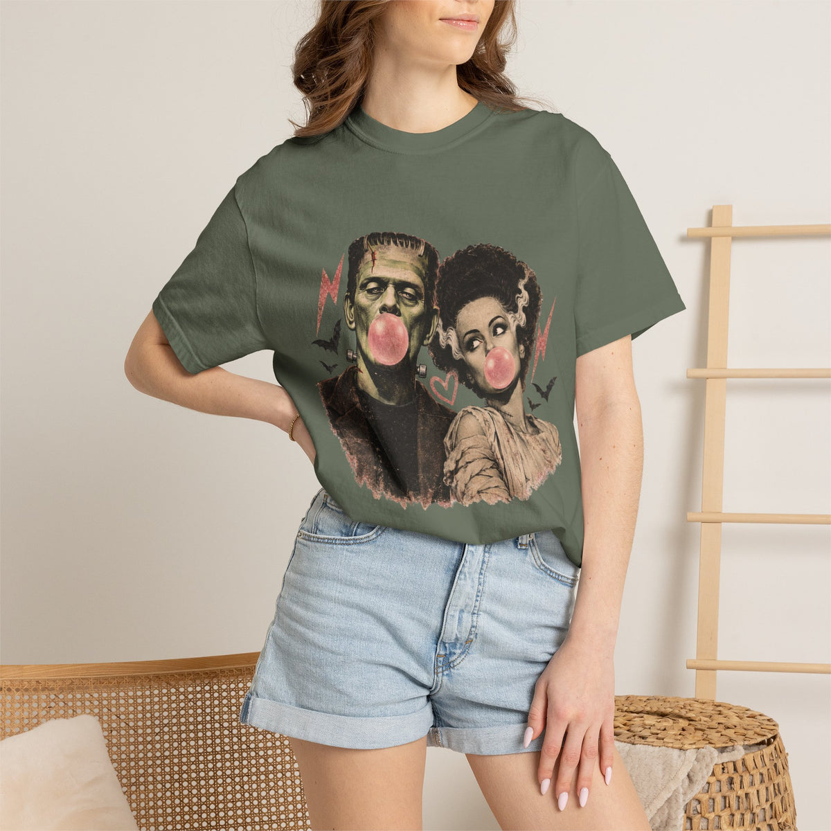 Frankenstein & Bride Bubblegum Vintage Tee