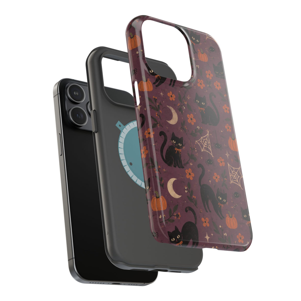 Halloween Black Cat MagSafe Phone Case, alternate view