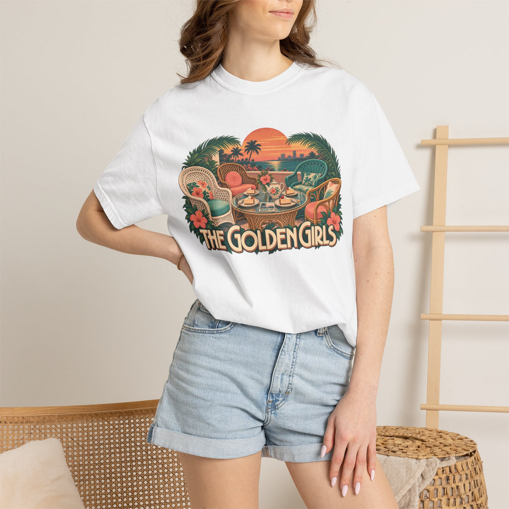 Golden Girls Retro Sunset Tee