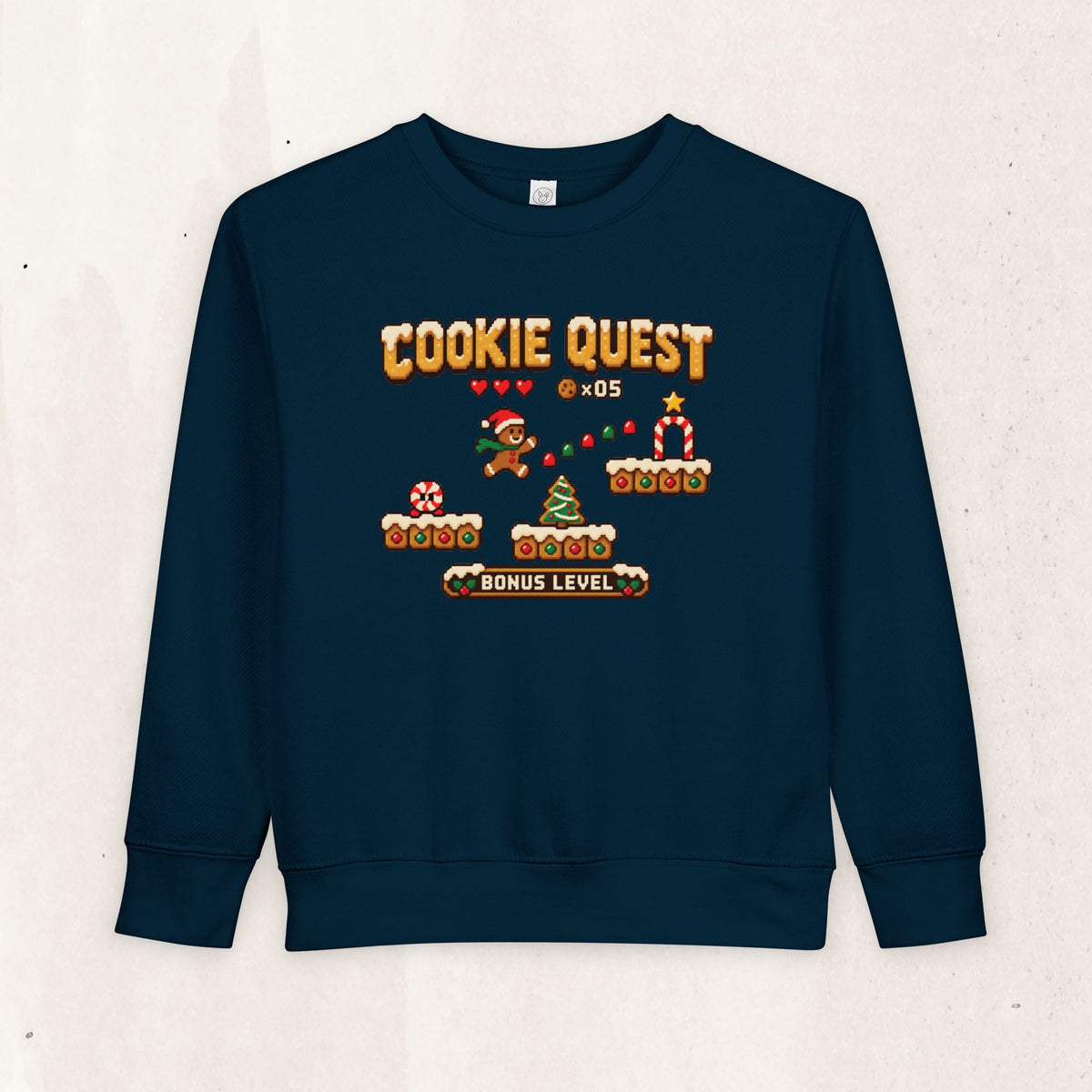 Christmas Cookie Quest Toddler Sweatshirt