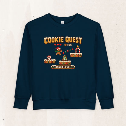 Christmas Cookie Quest Toddler Sweatshirt