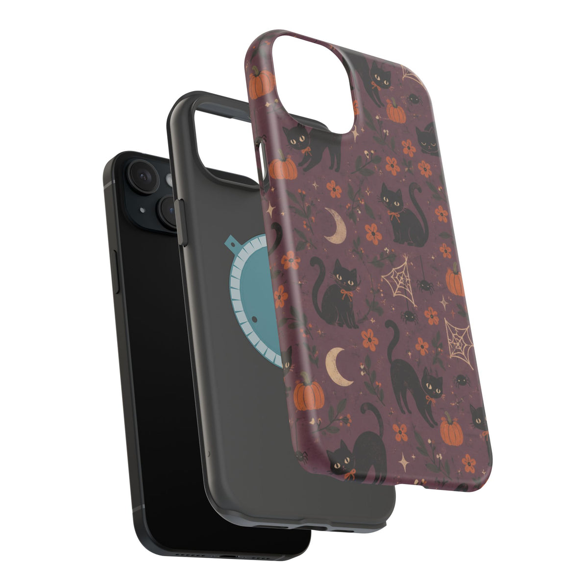 Halloween Black Cat MagSafe Phone Case, alternate view