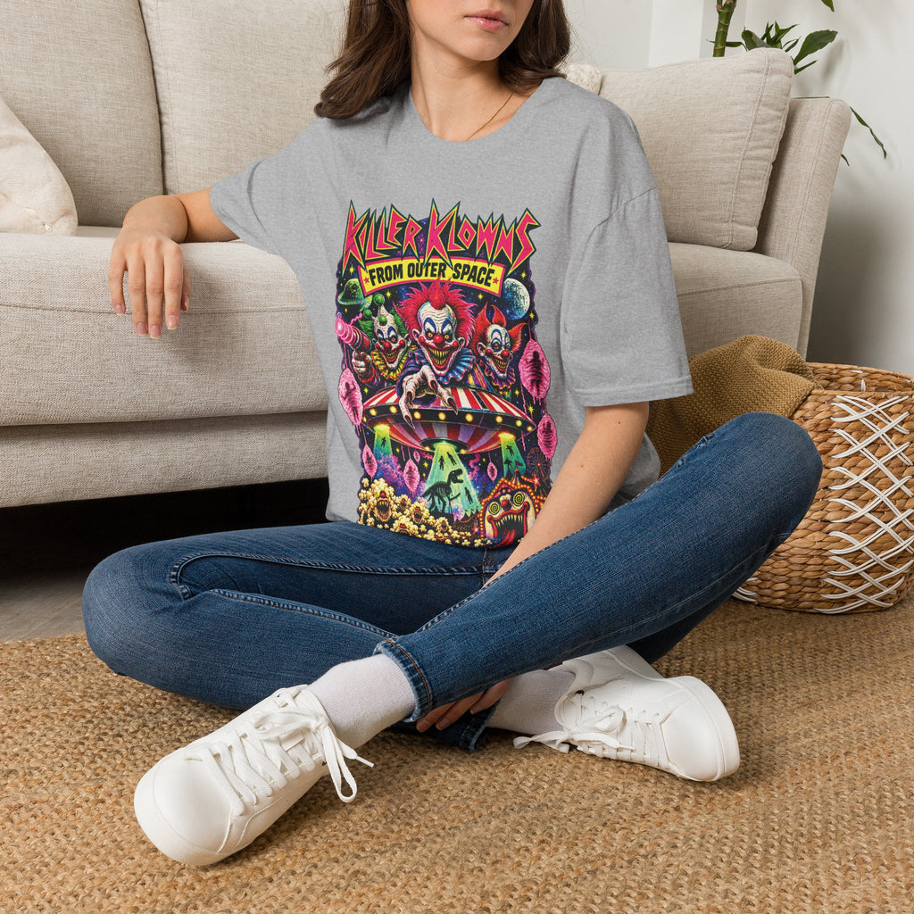 Killer Klowns From Outer Space T-Shirt — Retro Horror Clown Graphic Tee