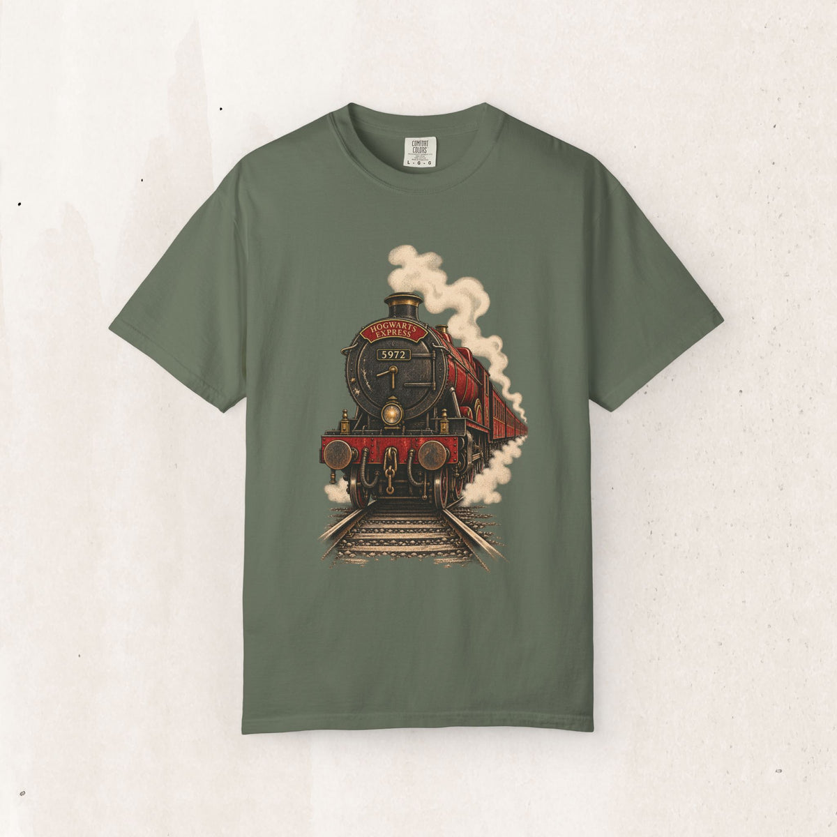 Hogwarts Express Harry Potter Tee – Moss