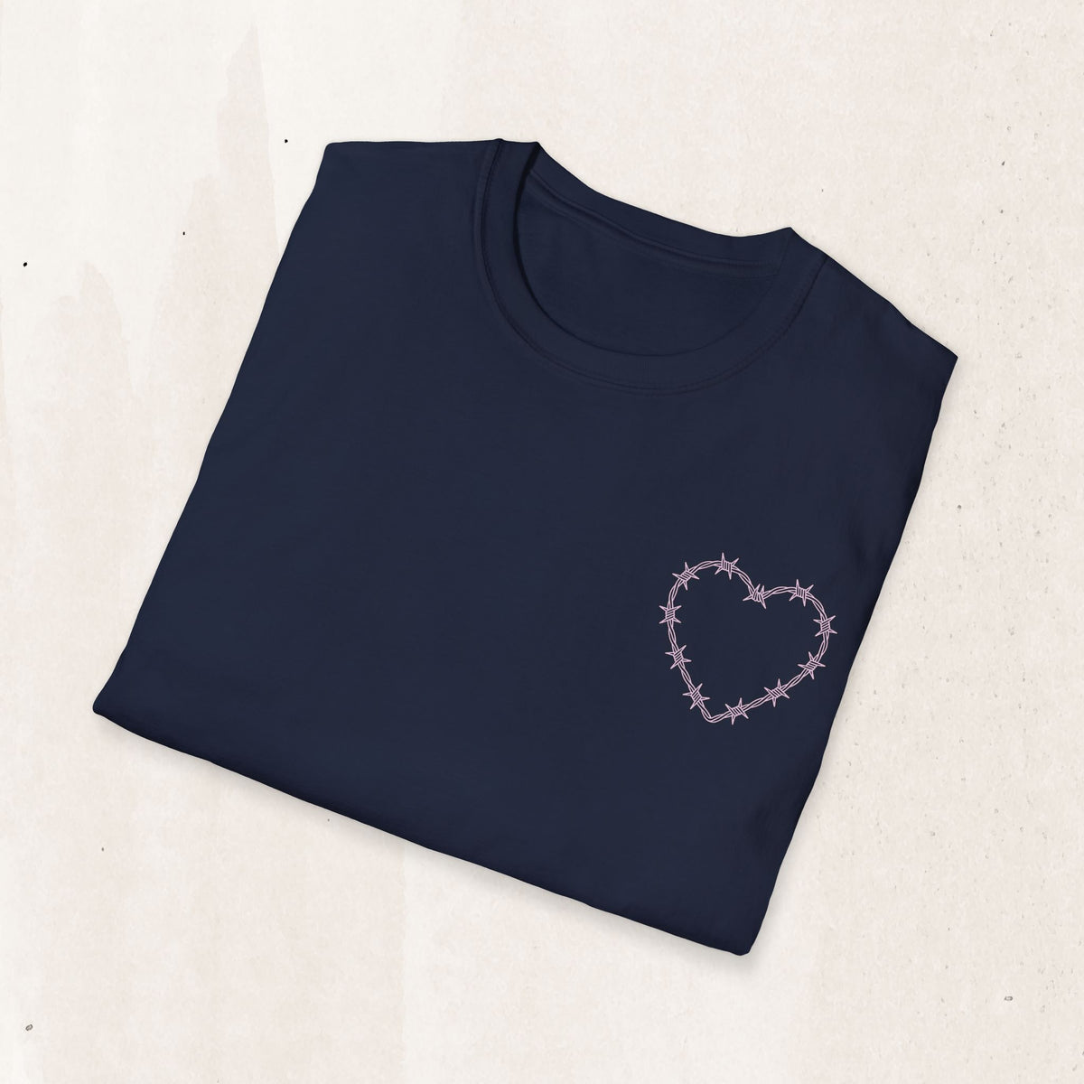 Barbed Wire Heart Graphic Tee